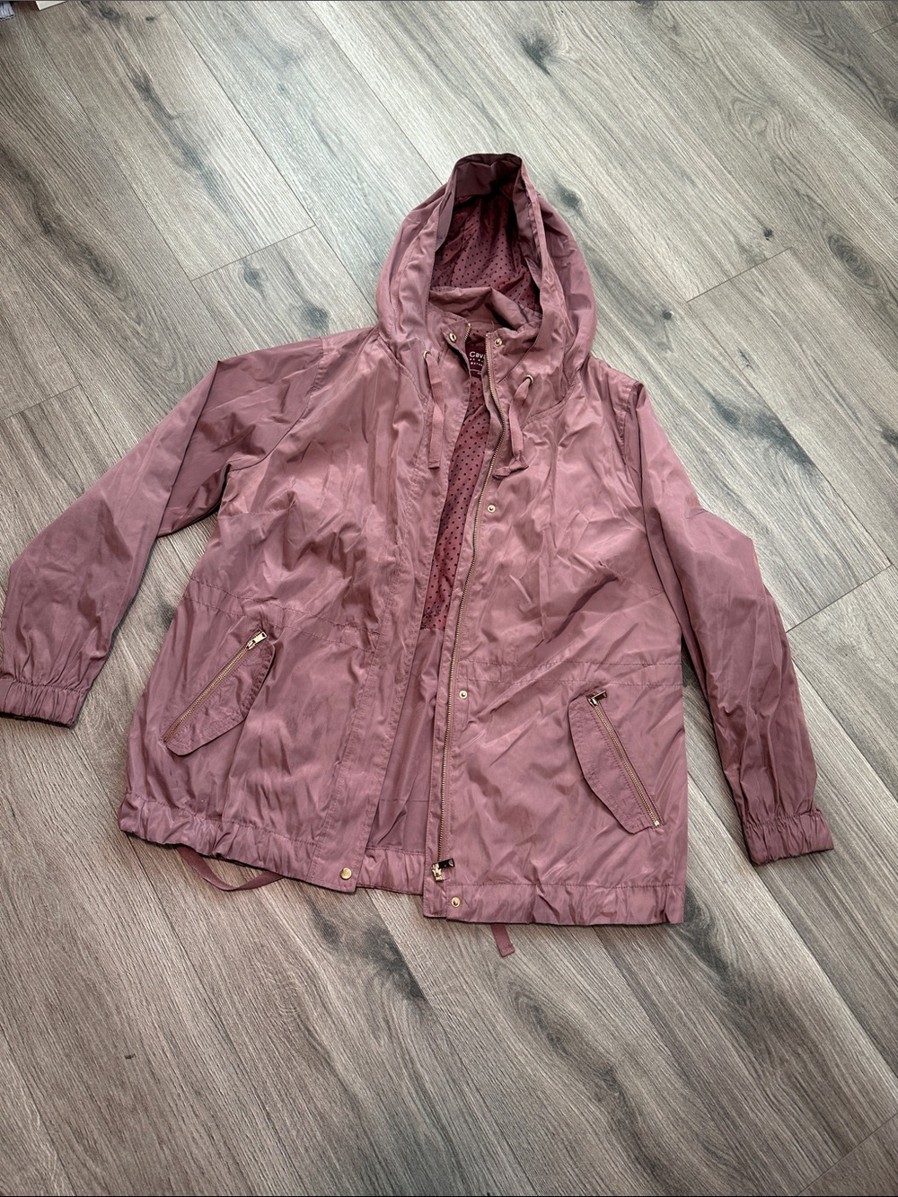 Cavalini Women's Hooded Utility Jacket - Dusty Mauve